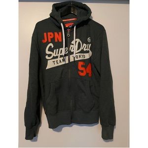 Limited Edition Vintage Superdry Zip Hoodie